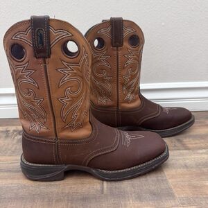 Rebel™ by Durango® Saddle Up Men’s Western Cowboy Boots Size 10.5D EUC!
